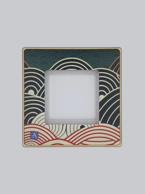 japonizm ramka pojednycza plus ars design japonia gniazdko włącznik elektryczny osprzęt ramka pojedyncza ukiyo-e orient japonizm fala vincent van gogh coco chanel dobry prezent