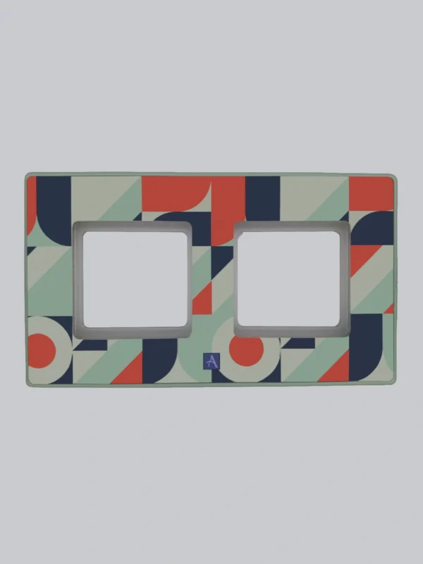 bauhaus ramka podwójna ramka podwójna włącznik kontakt osprzęt elektryczny bauhaus gropius lecorbusier klee rzemieślniczy do lampy do mebli prezent design dekor