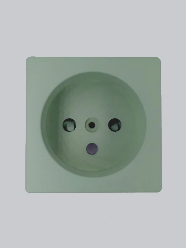 bauhaus wkladka pojedyncza wkładka gniazdko włącznik osprzęt elektryczny bauhaus gropius lecorbusier klee rzemieślniczy do lampy do mebli prezent design dekor